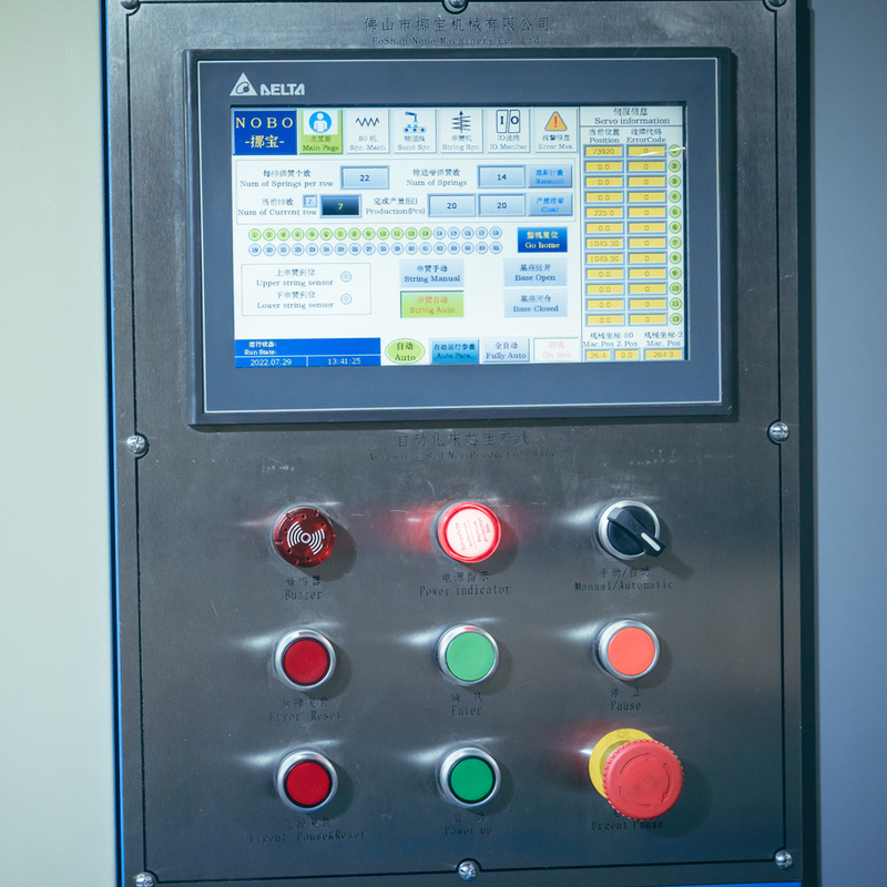 De automatische van de Netto Productiemachines van het de Lentebed Efficiency 60-90 Bladen/8 Uren