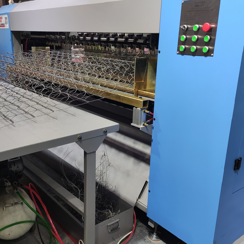 150-200 eenheden per 8 uur matras samengebonden spoelmachine met veerhoogte 150 mm -180 mm
