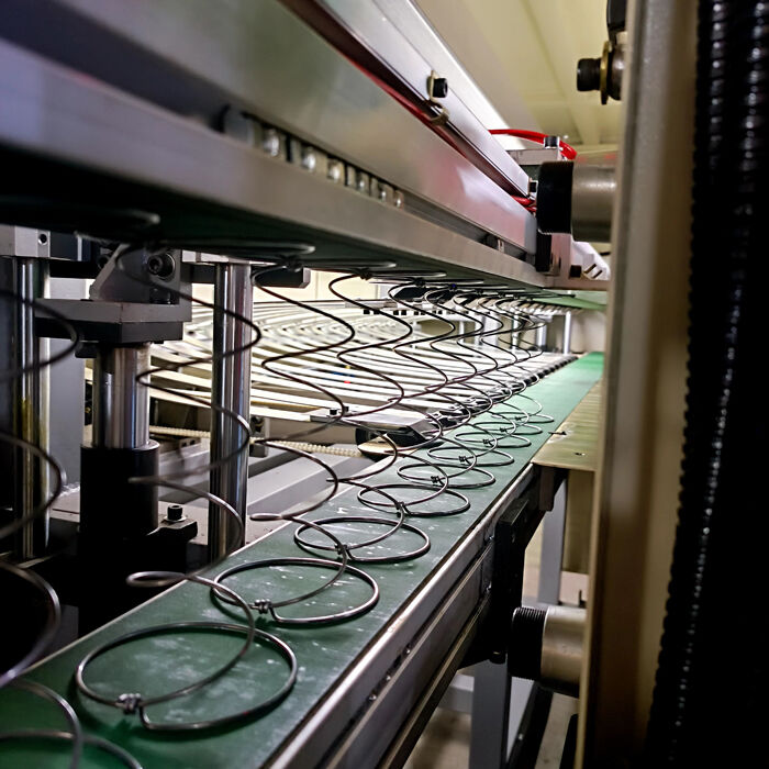 1.3-1.6 mm draaddiameter matraslijn met Bonnell veer en 4-7 draaikansen